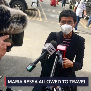 Makati court allows Maria Ressa to travel