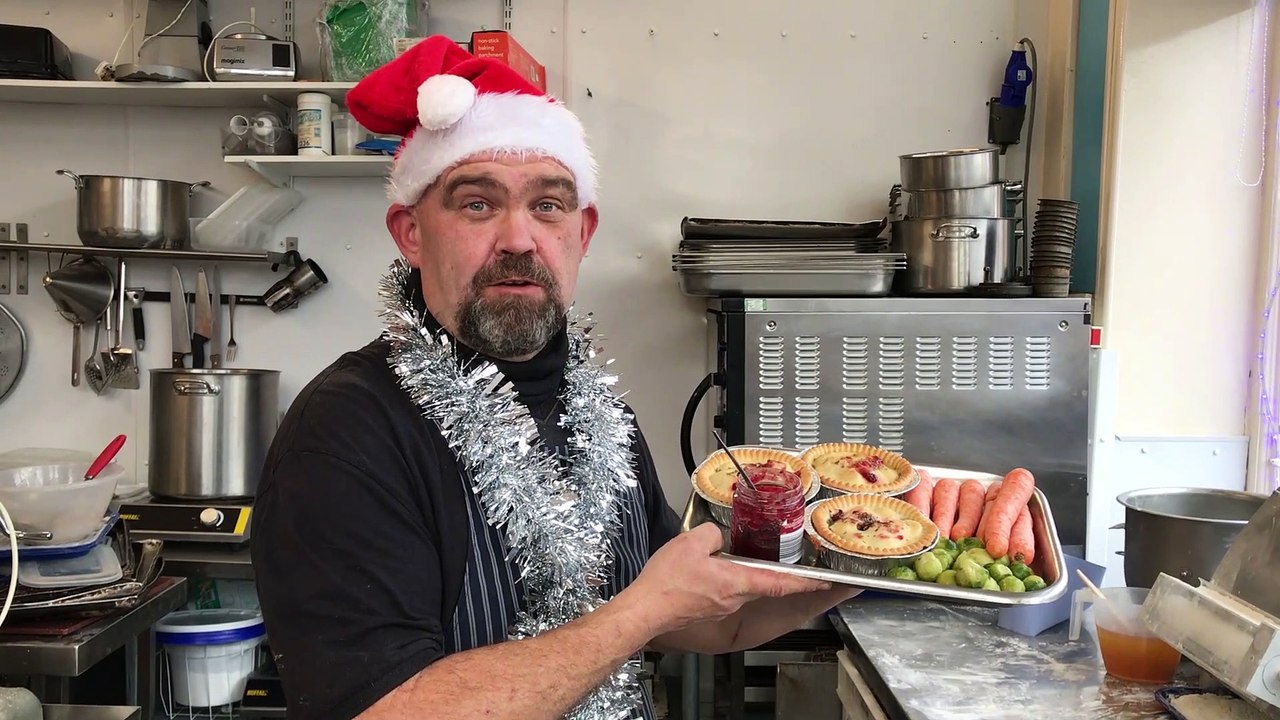 Paul Addison from Paul's Pies in Preston has invented the Christmas Dinner Pie