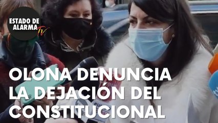 OLONA DENUNCIA la DEJACIÓN del TRIBUNAL CONSTITUCIONAL, 11 recursos de VOX SIN RESPUESTA