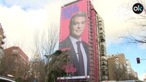 Joan Laporta cubre un edificio con un cartel electoral gigante... ¡¡¡al lado del Bernabéu!!!