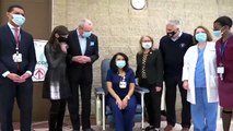 LIVE - New Jersey Governor Phil Murphy visits the vaccine clinic at Rutgers University