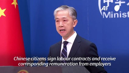 China denies forced labour in Xinjiang