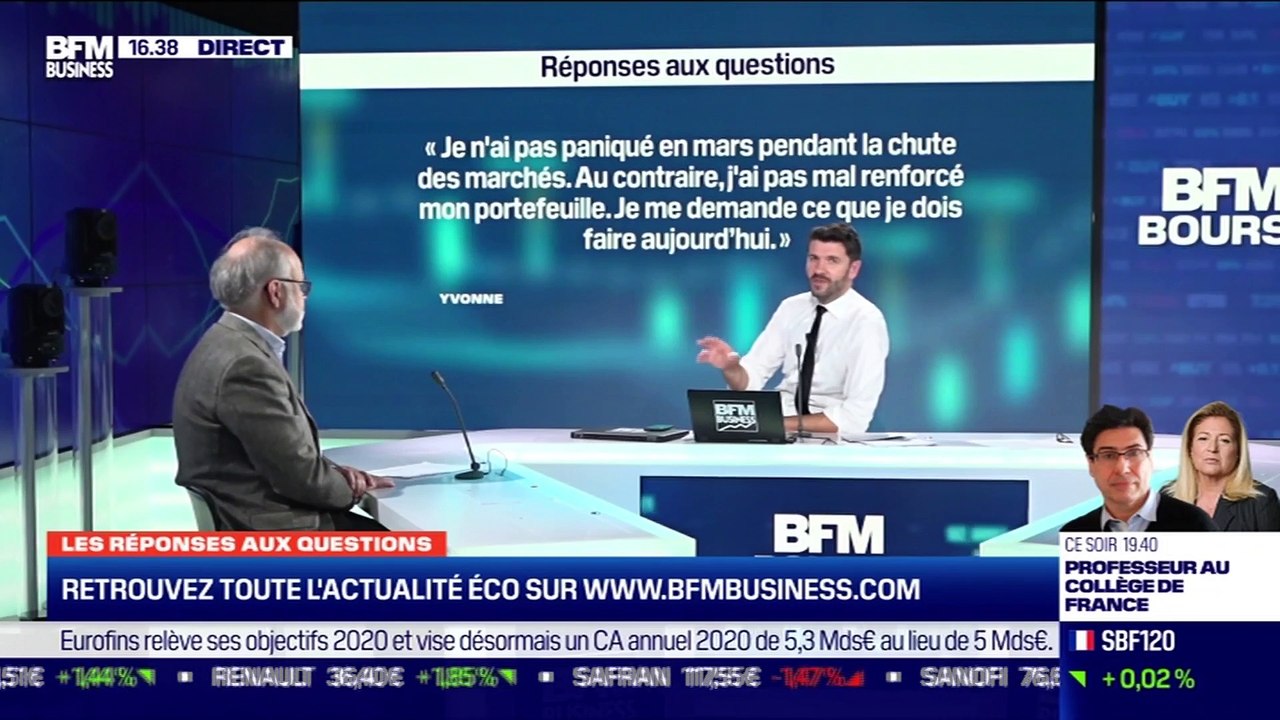 Les questions : Après avoir renforcé son portefeuille durant la chute des marchés en mars, que faire aujourd'hui ? - 15/12