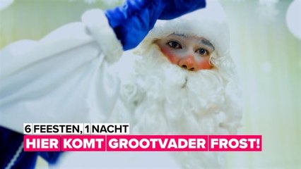 De Russische kerstman werkt harder dan het echte werk