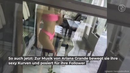 Sexy! Laura Müller posiert im Bikini