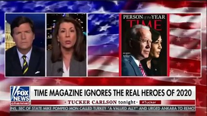"Front line medical workers, people going out there at the most dangerous time…Who does Time Magazine choose? A man who hid in his basement…While a vaccine hitting the ground from Donald Trump." Tammy Bruce, Independent Woman’s Voice on Tucker Carlson
