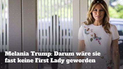 Melania Trump: Darum wäre sie fast keine First Lady geworden