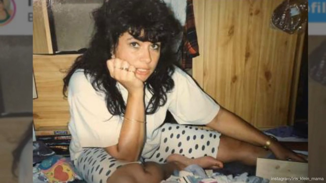So scharf sah Iris Klein in jungen Jahren aus