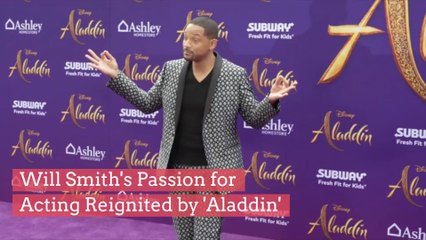Will Smith's Passion for Acting Reignited by 'Aladdin'