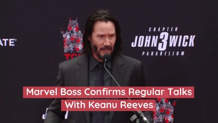 Marvel Boss Confirms Regular Talks With Keanu Reeves