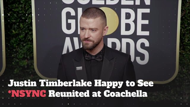 Justin Timberlake Happy to See NSYNC Reunited at Coachella