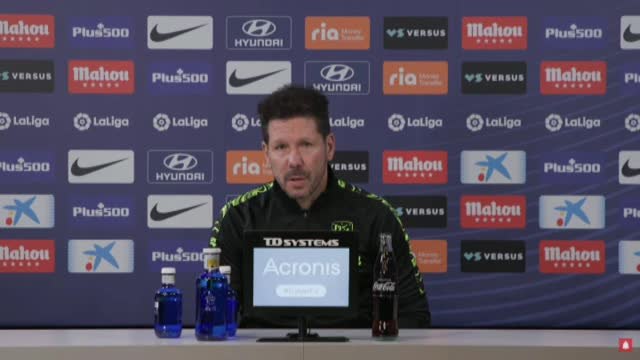Simeone sobre Saúl: No está pasando su mejor momento pero volveremos a ver al que todos conocemos