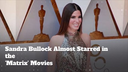 Sandra Bullock Almost Starred in the "Matrix" Movies
