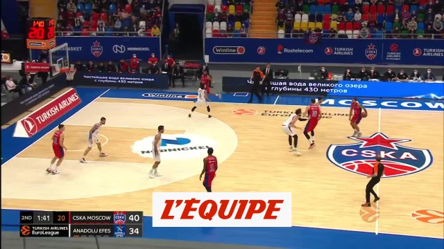 Le résumé CSKA Moscou-Anadolu Efes Istanbul - Basket - Euroligue - 14e j.