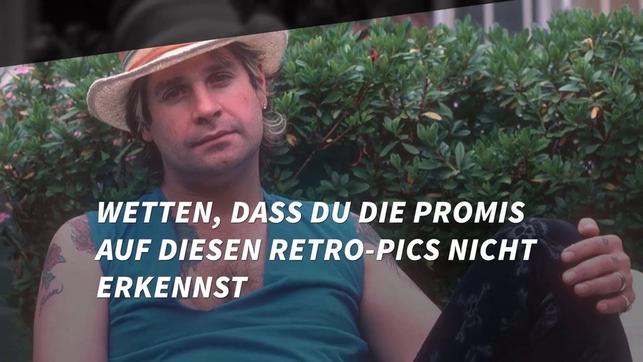 Wetten, dass du die Promis auf diesen Retro-Pics nicht erkennst