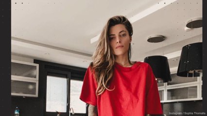 Sophia Thomalla in XXL-Klamotten und ungeschminkt - ihre „Quarantine fashion show“