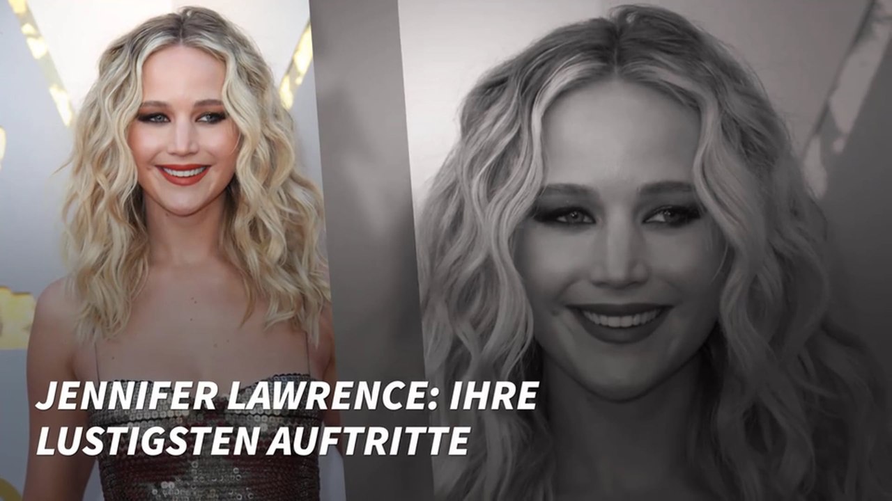 Jennifer Lawrence: Ihre lustigsten Auftritte