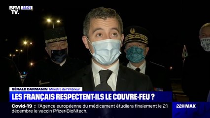 Covid: Gérald Darmanin s'assure du respect du couvre-feu