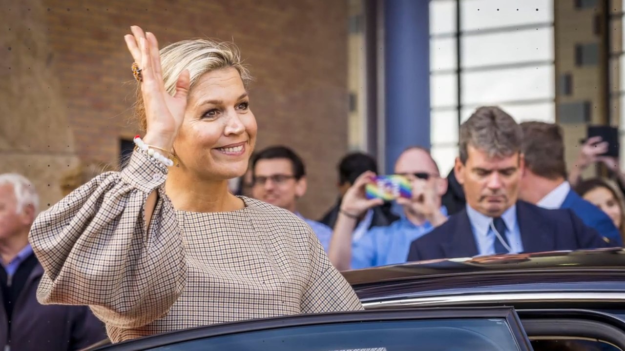 Königin Máxima im Mustermix und mit viel Puff