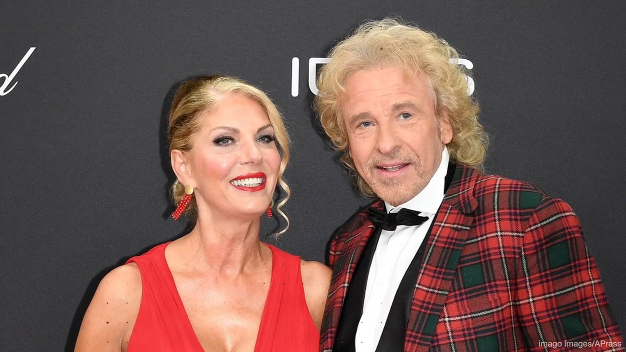 Total verliebt beim Bambi: Thomas Gottschalk und seine Karina im Partnerlook