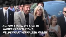 Action-Stars, die sich im wahren Leben nicht heldenhaft verhalten haben