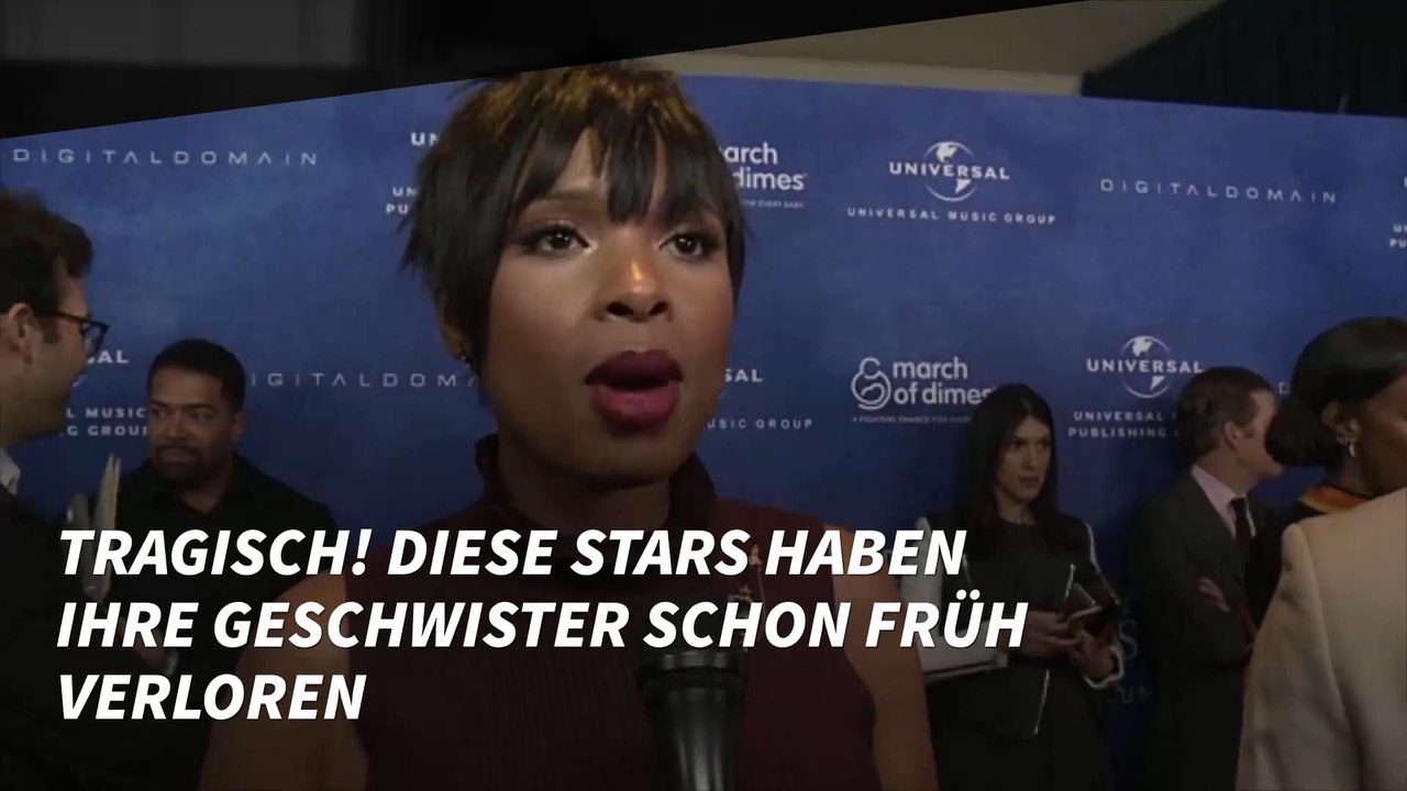 Tragisch! Diese Stars haben ihre Geschwister schon früh verloren