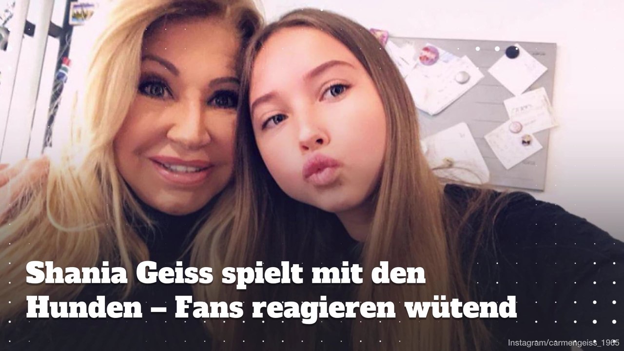 Shania Geiss spielt mit den Hunden – Fans reagieren wütend
