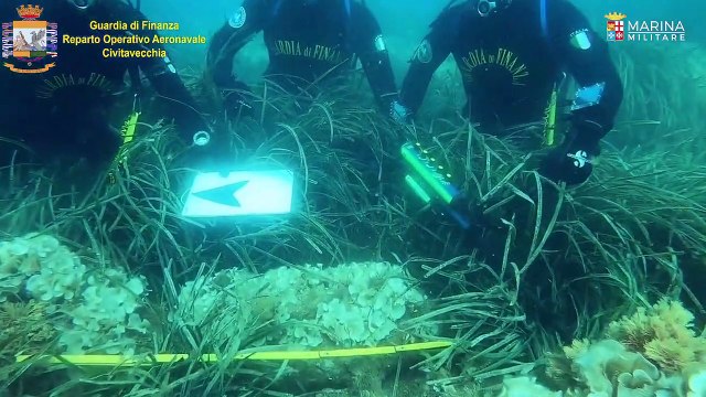 Tarquinia (VT) - Bomba di aereo sui fondali fatta brillare (15.12.20)