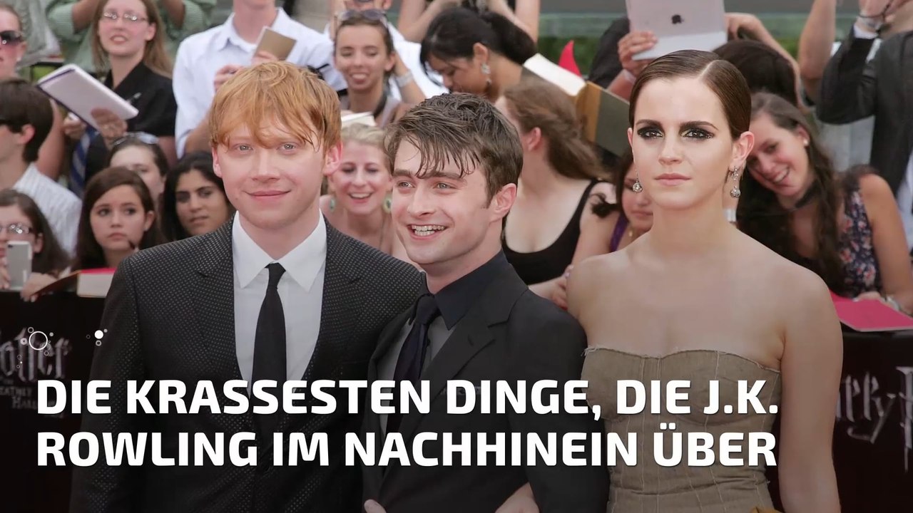 Die krassesten Dinge, die J.K. Rowling im Nachhinein über „Harry Potter“ veröffentlichte