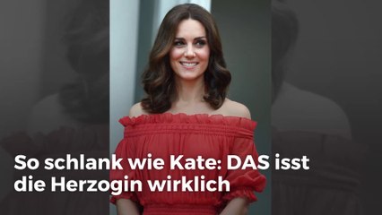 So schlank wie Kate: DAS isst die Herzogin wirklich