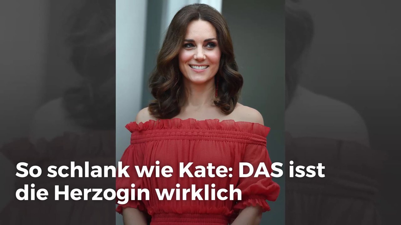 So schlank wie Kate: DAS isst die Herzogin wirklich