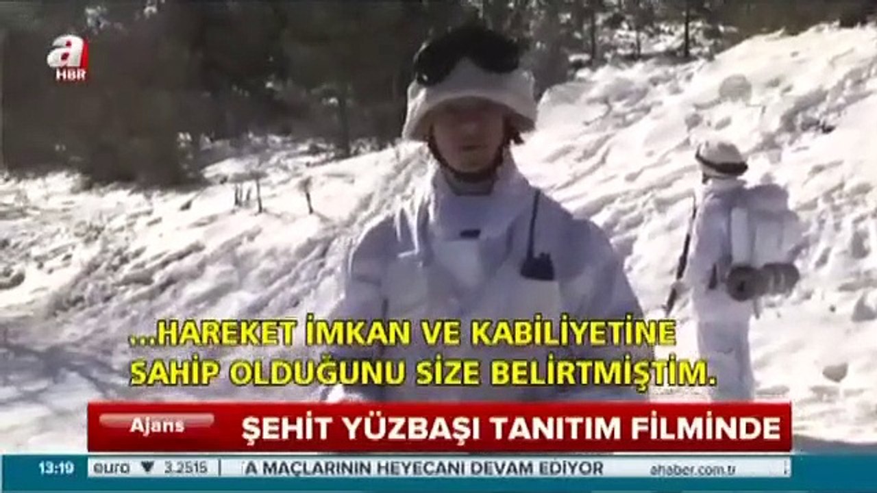 Şehit yüzbaşı Yiğitcan Ciğa'nın son görüntüleri