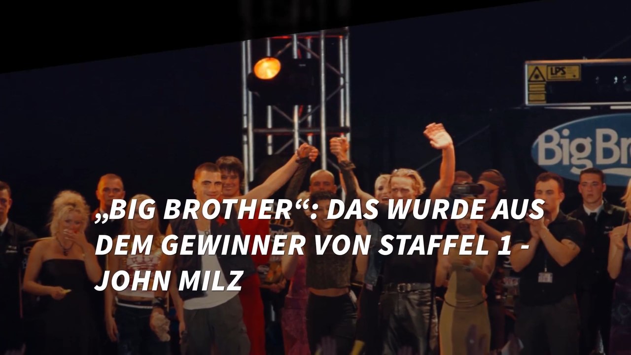 „Big Brother“: Das wurde aus dem Gewinner von Staffel 1 - John Milz