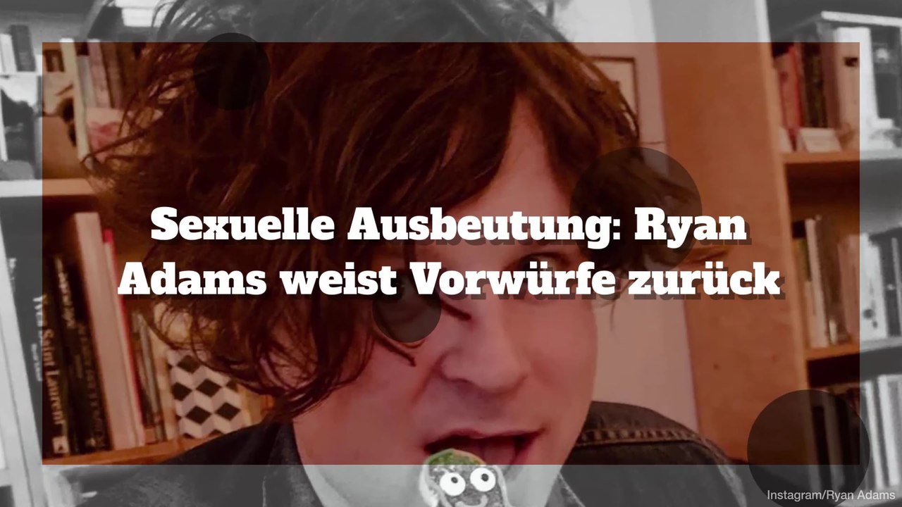 Sexuelle Ausbeutung: Ryan Adams weist Vorwürfe zurück