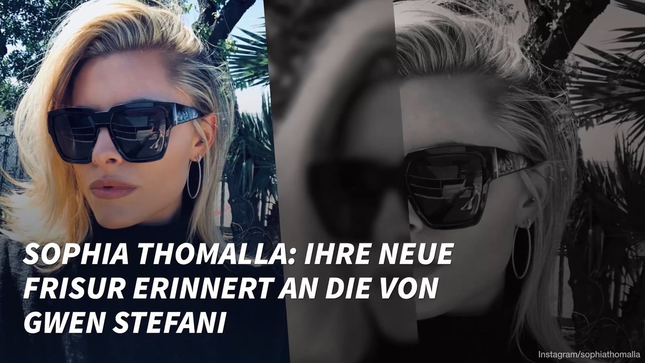 Sophia Thomalla: Ihre neue Frisur erinnert an die von Gwen Stefani