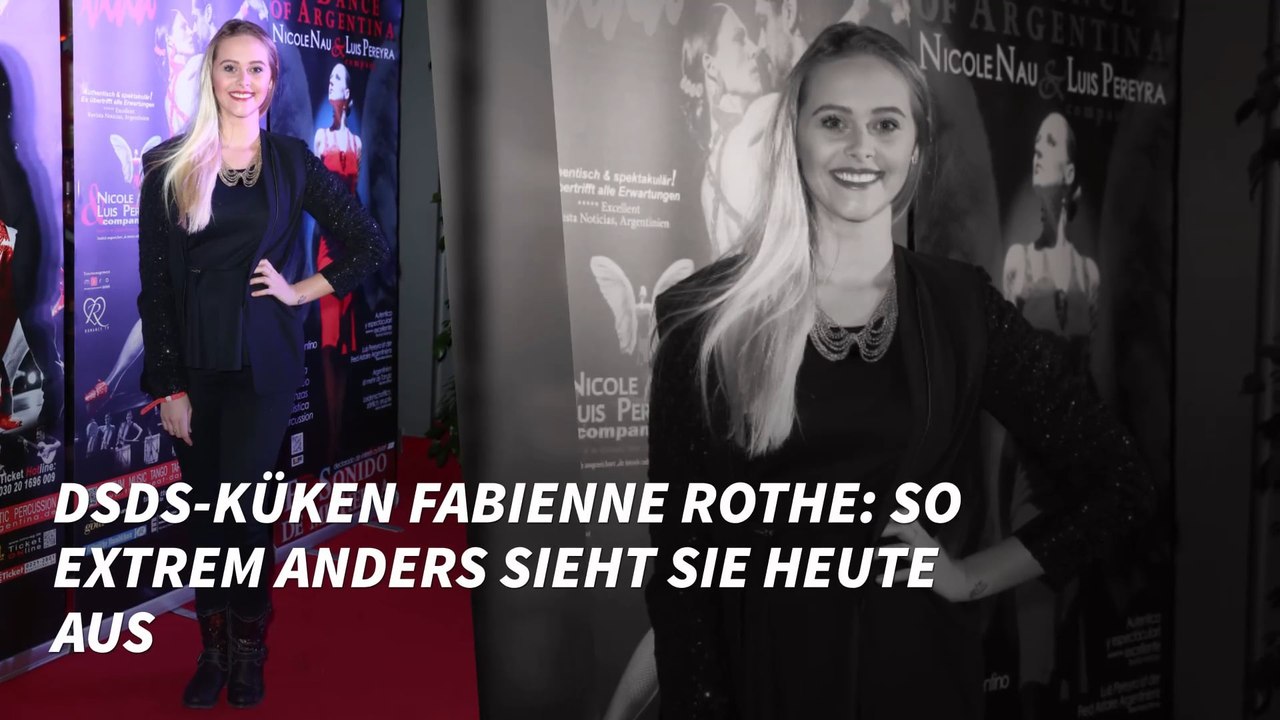 DSDS-Küken Fabienne Rothe: So extrem anders sieht sie heute aus