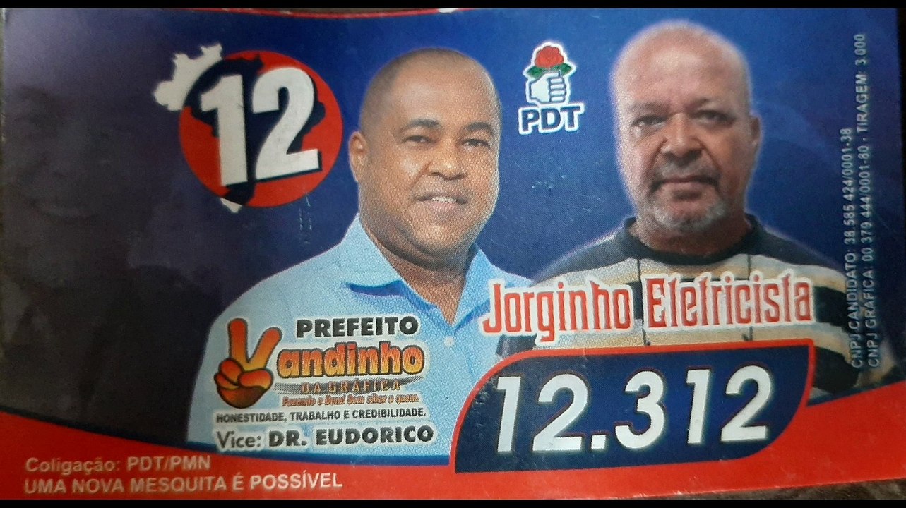 Vote no Jorginho Eletricista para Vereador