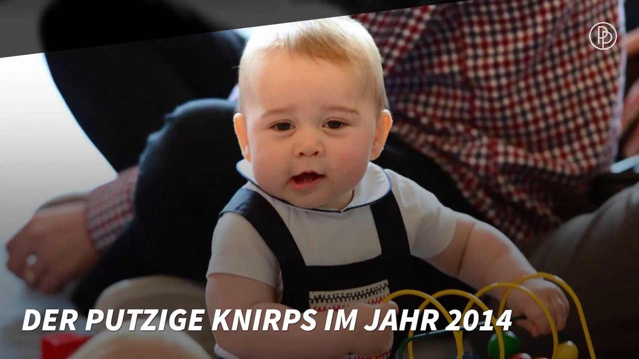 Durch die Jahre mit Prinz George: Die süßesten Bilder des kleinen Royals
