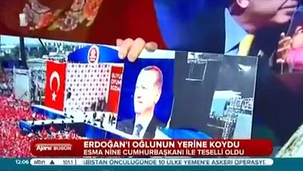 95 yaşındaki Esma Nine'nin Erdoğan sevgisi