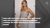 Stars, die ihre Tattoos bereuen