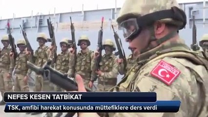 TSK denizden çıkarma yaptı
