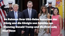 Royaler Besuch: Donald Trump trifft auf König Felipe und Letizia von Spanien