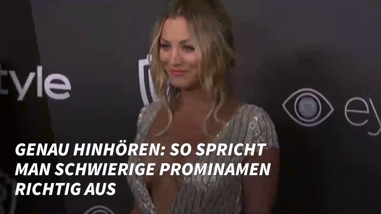 Genau hinhören: So spricht man schwierige Prominamen richtig aus