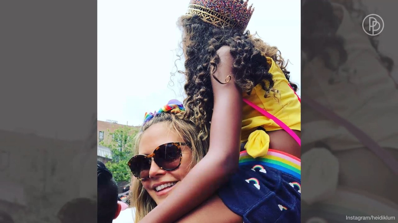 Heidi Klum und Tochter Lou: Seltenes Bild