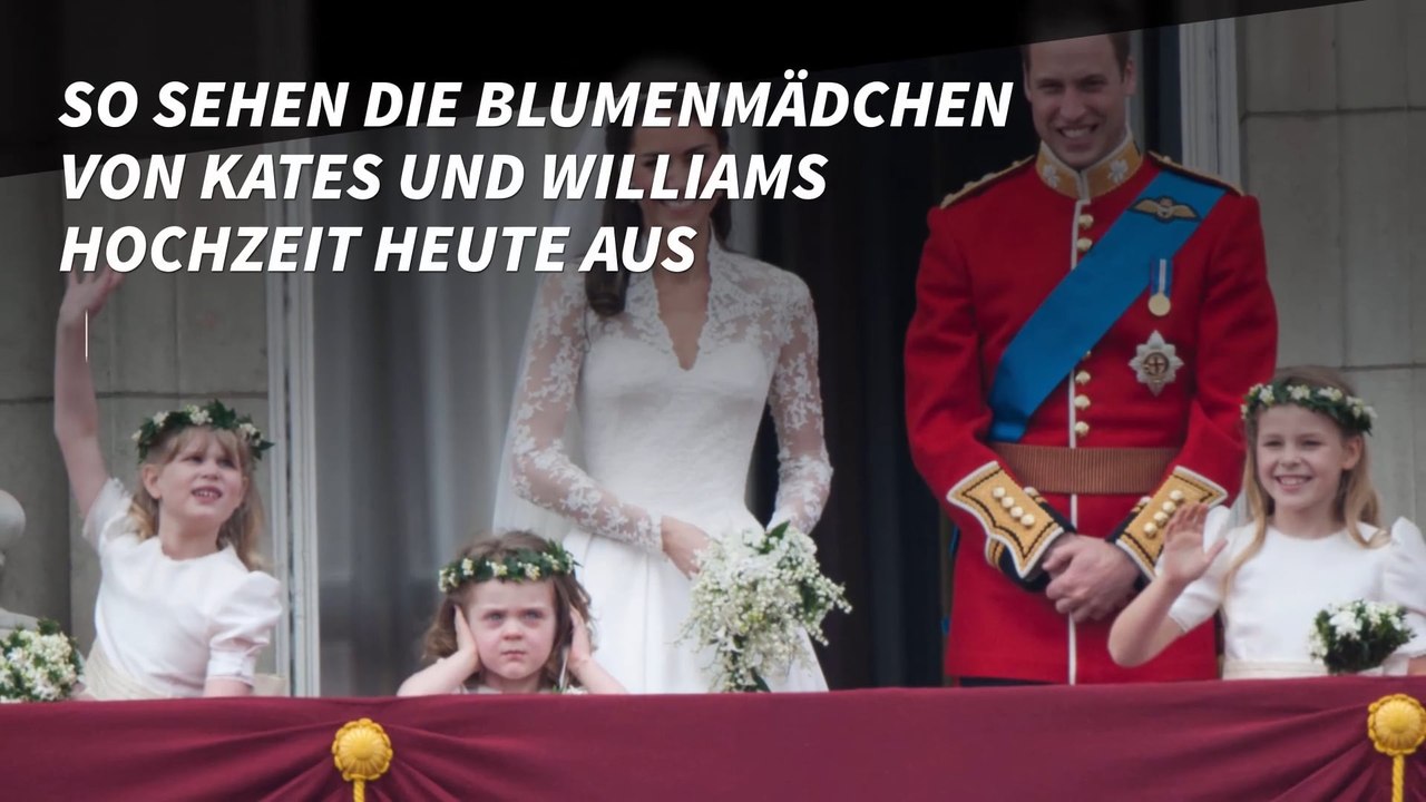 So sehen die Blumenmädchen von Kates und Williams Hochzeit heute aus