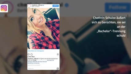 Ist Chethrin Schulze an der „Bachelor“-Trennung schuld? Jetzt äußert sie sich