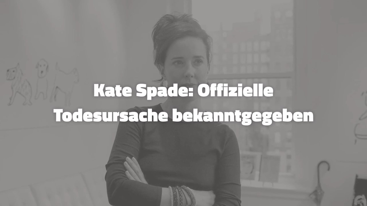 Kate Spade: Todesursache offiziell bekanntgegeben