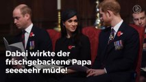 Das Leben als Neu-Papa: Prinz William schläft fast ein