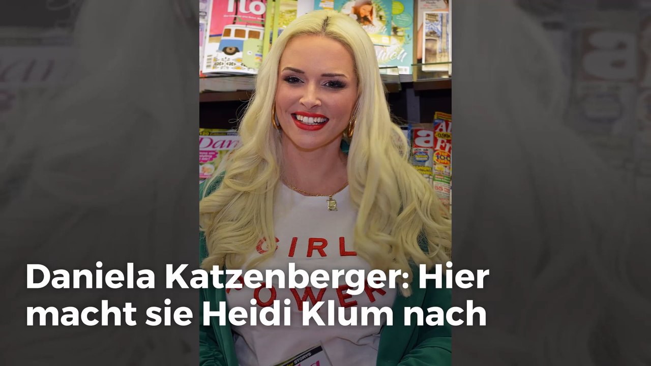 Daniela Katzenberger: Hier macht sie Heidi Klum nach