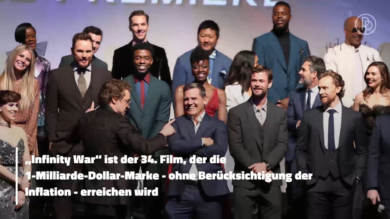 „Avengers Infinity War“ kurz davor die 1-Milliarde-Marke zu erreichen